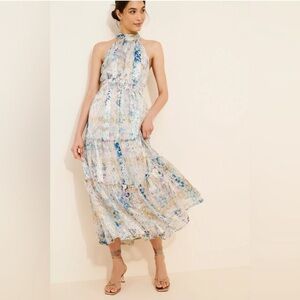 Anthropologie Somerset Maxi Halter Dress – Size Small – Excellent Condition